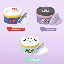 Sanrio Kitty Kuromi Phochacco Vertical Wireless Mouse Rechargeable + Pouch Set picture