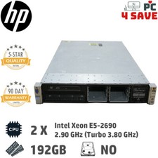 HP ProLiant DL380 Gen8 G8 2U Server - Intel Xeon E5-2690 X2 / 192GB RAM / NO HDD picture