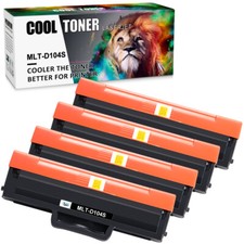 4p MLTD104S MLT-D104S BLACK Toner Cartridge for Samsung ML-1661 ML-1675 ML-1865W picture