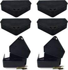 Mouse Station with Keys Black 6 Pack, Key Required Mouse Stations, Mice Stations picture