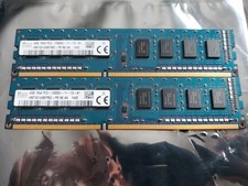 Pair 2x 4GB Tested GOOD Hynix DDR3 1600 PC3 12800 RAM Memory DIMM Module Legacy picture