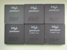Intel Pentium 75 90 100 120 133 150 166 200 classic Pentium, Vintage CPU, GOLD picture