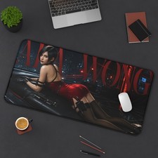 Ada Wong Mouse Pad, XXL Resident Evil Gaming Desk Mat, Spy Desk Pad picture