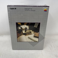 Vintage 1982 Apple III VisiCalc III The Electronic Worksheet NOS. ~ SEALED picture