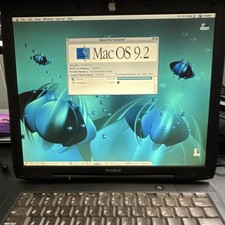 Apple PowerBook G3 14in Black 400MHz 256MB 20GB HDD Mac OS 9.2 picture