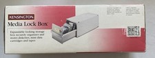Vintage NOS 3.5” Kensington Media Lock Box holds 100 3.5