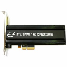 Intel 750GB SSD P4800X Optane DC PBW HHHL PCI-e 3.0 x4 NVMe SSDPED1K750GA01 picture