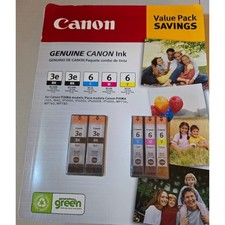 Canon Ink Cartridge Multipack BCI-3e Black Cyan Magenta Yellow 5-Pack OEM picture