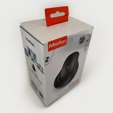 MEETION BTM010L Left Handed Vertical Wireless Mouse Bluetooth 2.4G RGB Black picture