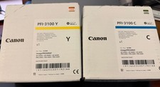 GENUINE Canon PFI-3100 Cyan and Yellow for image PROGRAF PRO-2600, 4600, 6600 picture