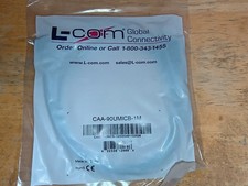 L-Com CAA-90UMICB-1M, Right Angle USB Cable, USB A Male to USB Micro B Male picture