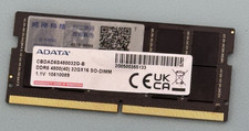 ADATA 32GB 1x32GB DDR5 4800 CL40 SO-DIMM Laptop Memory picture