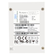 IBM 49Y6130 200GB SAS SSD 6Gb 2.5'' 49Y6129 49Y6133 picture