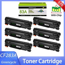 6PK CF283A 83A Toner Cartridge Fit for HP LaserJet Pro M201n M201dw M125a M125nw picture