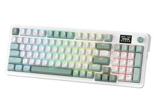Redragon K719 PRO Wireless 95-Key Gasket Gaming Keyboard, TFT Screen & Knob picture