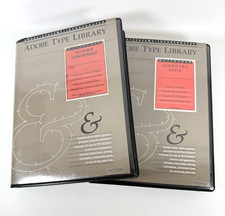 Adobe Type Library Goudy Old Style & Futura Condensed Macintosh Diskette Vintage picture