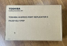 Toshiba PA3916U-1PRP Hi-Speed Port Replicator II Docking Station-NEW IN BOX picture