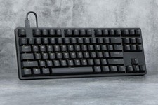 DROP ENTR Wired Mechanical Keyboard R3 87 keys Black-  Gateron Yellow KS3 switch picture