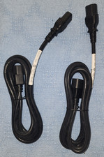 HP HPE - 142263-001 - 6' Power Cable - C14 C14 - Lot of 2 picture