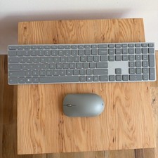 Microsoft Surface Keyboard + Surface Bluetooth Mouse Wireless Silver Bundle picture