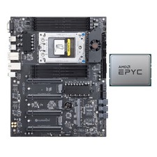 AMD EPYC 7402 24C/48T 2.8Ghz+H12D-8D AMD EPYC 7002 DDR4 motherboard BMC IPMI2.0 picture