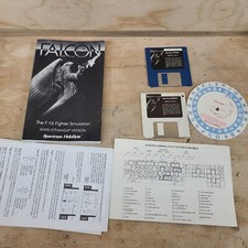 Vintage 1987 Amiga Falcon F-16 Fighter Jet Simulation by Spectrum Holobyte picture