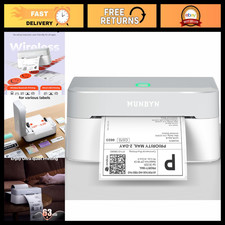 Wireless Bluetooth Thermal Label Printer - 4x6 Shipping Labels, Easy Setup, Fast picture