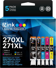 Compatible for Canon PGI-270XL CLI-271XL 270XL 271XL Ink,5 Pack picture