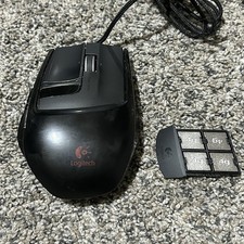 Logitech G9x 5700 DPI Wired Laser Gaming Mouse w/ 4 Weights Tested picture