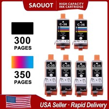 Replacement PGI-35 CLI-36 Ink Cartridges for Canon iP100 iP110 TR150 (6PK) picture