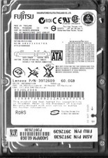 Fujitsu MHV2060BH 60GB Sata Hard Drive P/N: CA06672-B202000B F/W: 00840028 picture