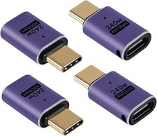 4pcs USB C Male to Female Adapter USB C Male to Female Connector USB C Adapte... picture