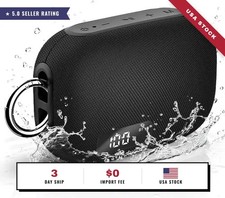 Portable Bluetooth Speaker, IP67 Waterproof Shower Speaker with Digital Battery picture