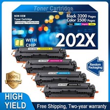 FADSOON® 4PK CF500X 202X Toner For HP 202X Color LaserJet Pro MFP M281cdw M254dw picture