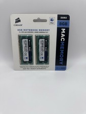 Corsair Mac Memory 8GB DDR3 1066MHz Laptop RAM Kit 2x4GB SO DIMM (New & Sealed) picture