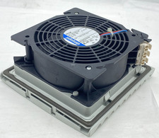 EBMPAPST 4414M INVERTER COOLING FAN 24VDC 0.23A 5.4W AXIAL FAN W/ RITTAL FILTER picture