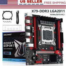 LGA 2011 X79 Motherboard DDR3 support ECC/NON-ECC RAM M.2 SSD slot PCI-E 3.0 picture