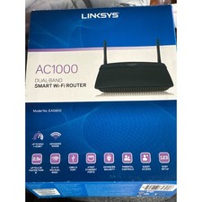 Linksys AC1000 Dual-Band Smart Wi-Fi Router EA5800 Black Wireless AC Networking picture