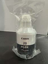 Canon 20 PGBK GI-20 Pigment Black Ink Bottles picture