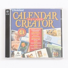 Calendar Deluxe Creator (Broderbund Software) for Vintage Windows 95 PCs picture