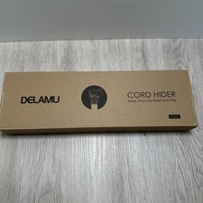 Cable Hider, 157in Delamu Cord Hider Wall for Wall Mounted TV, Wire Hider Kit, P picture