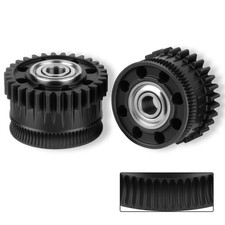 Upgrade K2 Plus/Hi Combo Extruder Gear Set Black DLC Coating - 2 pcs picture