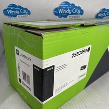 Lexmark 25B3090 Black Toner Cartridge for XM7370 New Open Box picture