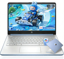 HP 14 '' Laptop, Intel Processor N150, 16GB RAM, 128GB UFS, Win11 Pro, Blue picture