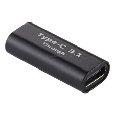 Adaptador de aleación de aluminio hembra tipo C / USB-C a hembra tipo C / USB-C picture