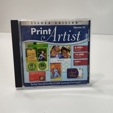 Print Artist 22 Silver PC CD templates projects banners brochures calendars picture