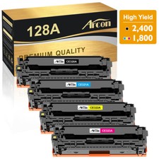4PK CE320A Set fits for HP 128A Toner LaserJet Pro CM1415fnw CP1525 M251nw M276n picture