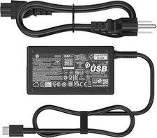 Original 65W USB-C Charger for HP Envy x360 15-eu1747nr Dragonfly 13 G4 TPN-LA12 picture