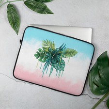 Laptop Sleeve Neoprene Water-Resistant Faux Fur - DolphinPrints picture
