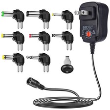 SoulBay 12W Universal Multi Voltage AC/DC Adapter Switching Power Black  picture